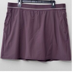Soybu Resort Skort Womens size XL Plum Purple Activewear Tennis Golf Pickleball